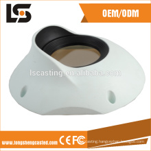 White dome CCTV Camera cover IP66 die casting parts with powder coated